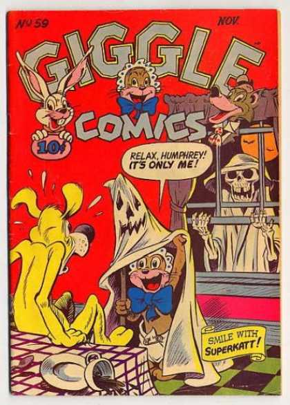 Giggle Comics 59 - Humphrey - Superkatt - No 59 - Nov - Window