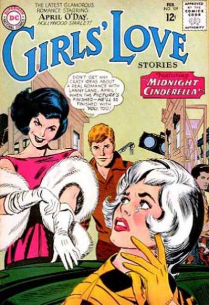 Girls' Love Stories 109 - Dc Comics - Midnight Cinderella - April Oday - White Fur - Yellow Gloves