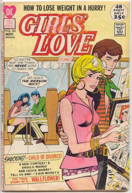 Girls' Love Stories 163 - Boys - Girls - Magazines - Booth - Window