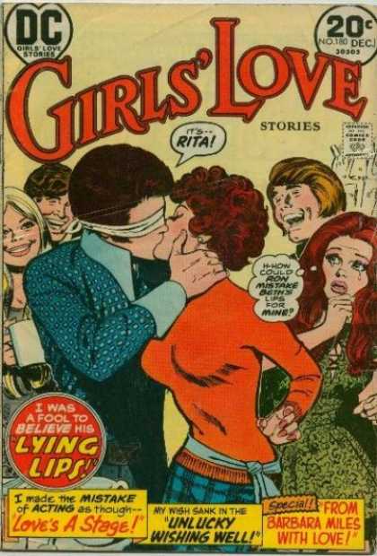 Girls' Love Stories 180 - Blindfold - Rita - Kiss - Romance - Kissing