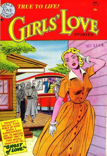 Girls' Love Stories 20 - Woman - Train - Honeymoon - Pink House - Ghost Of Love