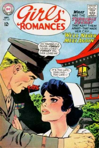 Nurse - Soldier - Dc - 12 Cents - Speech Bubble Girls' Romances 127 - Nurse - Soldier - Dc - 12 Cents - Speech Bubble