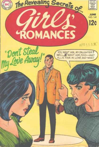 Superman National Comics - Approved By The Comics Code - Man - Woman - Dont Steal My Love Away Girls' Romances 141 - Superman National Comics - Approved By The Comics Code - Man - Woman - Dont Steal My Love Away
