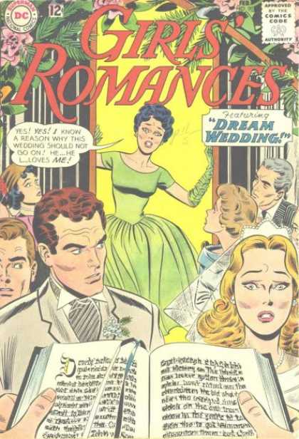 Dream Wedding - Comics Code - Women - Men - Roses Girls' Romances 90 - Dream Wedding - Comics Code - Women - Men - Roses