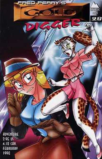 Gold Digger 2 28 - Fred Perrys - Gold Digger - 28 - Feburary 1996 - Cat Woman