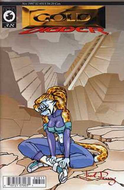 Gold Digger 2 38 - Gold - Cheetah - Woman - Hills - Mountains
