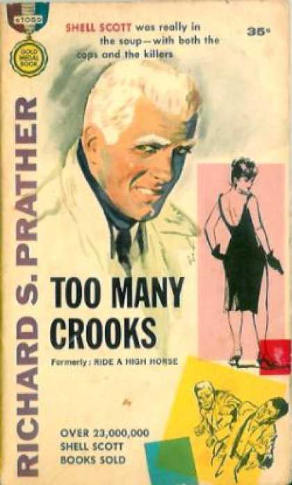 Gold Medal Books - Too Many Crooks a Shell Scott Mystery - Richard S. Prather