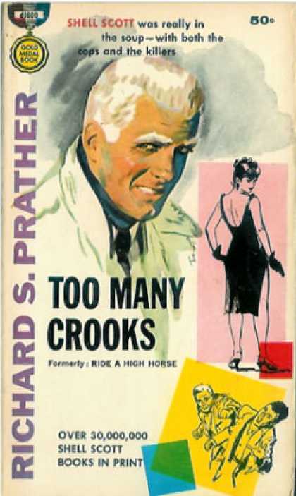 Gold Medal Books - Too Many Crooks a Shell Scott Mystery - Richard S. Prather