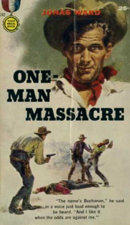 Gold Medal Books - One-man Massacre - Jonas Ward