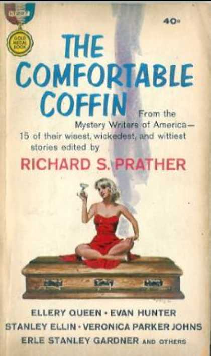 Gold Medal Books - The Comfortable Coffin - Ellery Queen