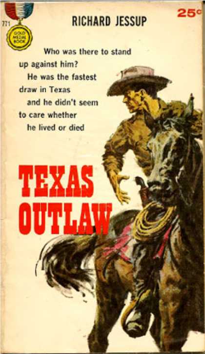 Gold Medal Books - Texas Outlaw - Richard Jessup