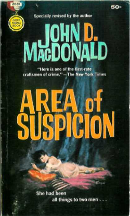 Gold Medal Books - Area of Suspicion - John D. Macdonald