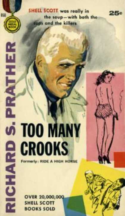 Gold Medal Books - Too Many Crooks a Shell Scott Mystery - Richard S. Prather