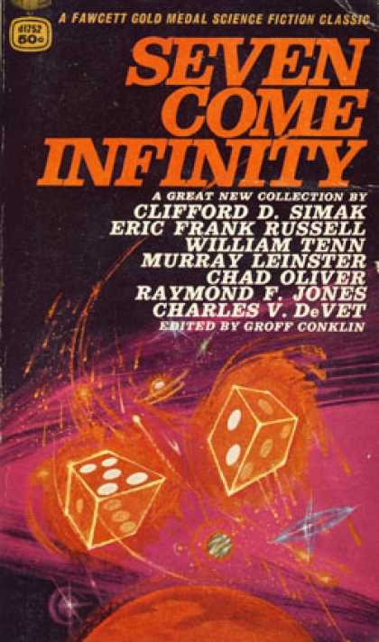 Gold Medal Books - Seven Come Infinity - Clifford D. Simak