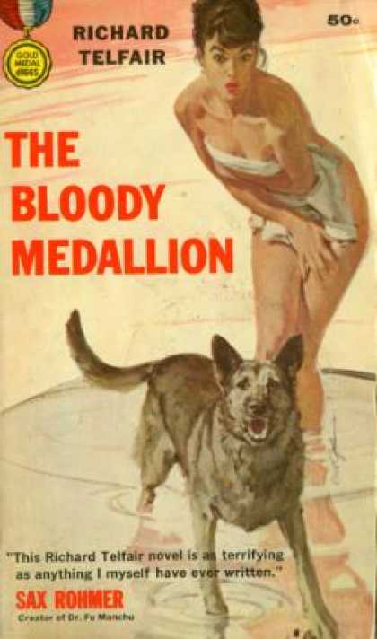 Gold Medal Books - The Bloody Medallion - Richard Telfair