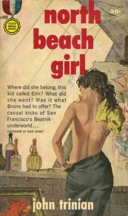 Gold Medal Books - North Beach Girl - John Trinian