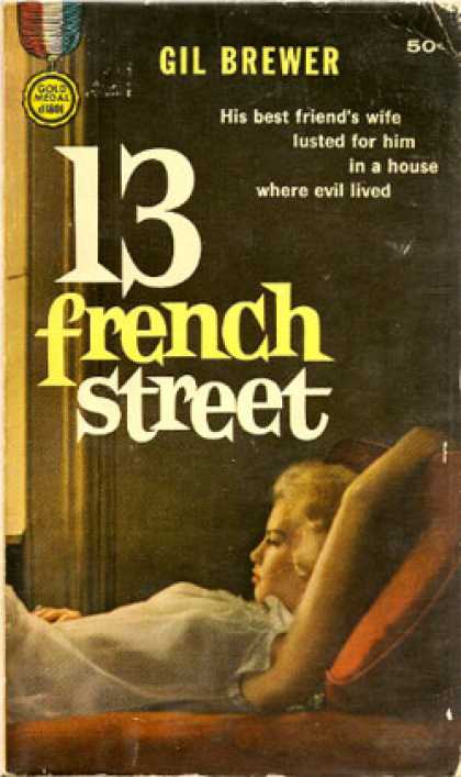 Gold Medal Books - 13 French Street - Gil Brewer