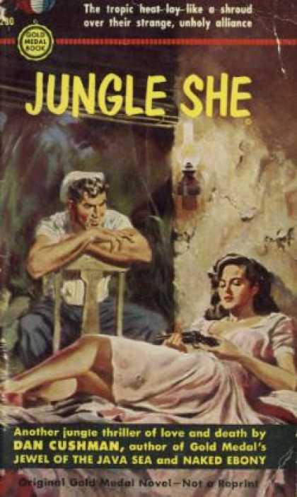 Gold Medal Books - Jungle She - Dan Cushman