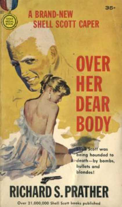 Gold Medal Books - Over her dear body - Richard S. Prather