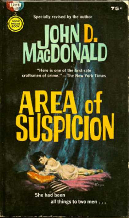 Gold Medal Books - Area of Suspicion - John D. Macdonald