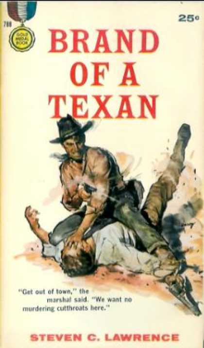 Gold Medal Books - Brand of a Texan