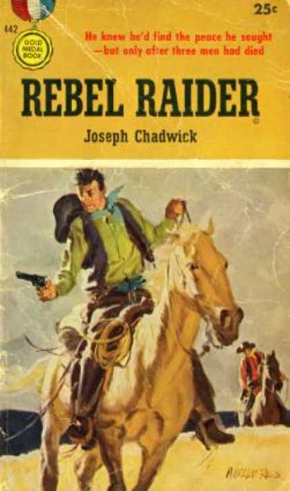 Gold Medal Books - Rebel Raider - Joseph Chadwick