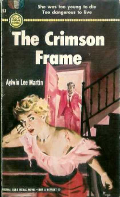 Gold Medal Books - The Crimson Frame - Aylwin Lee Martin