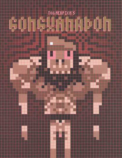 Gongwanadon 1 - Pixels - Brown - Computer - Hero - Old-school