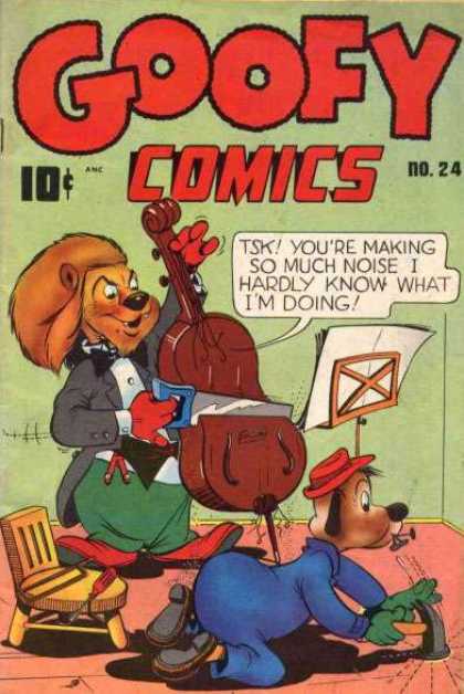 Goofy Comics 24 - Saw - Hammer - Music Stand - Noise - Chair