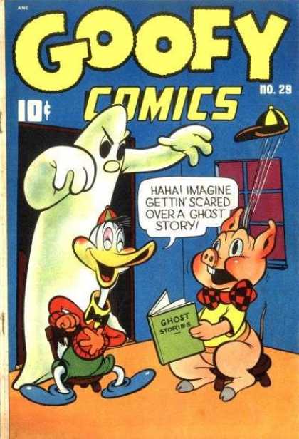 Duck - Pig - Ghost Stories - Book - Ghost Goofy Comics 29 - Duck - Pig - Ghost Stories - Book - Ghost