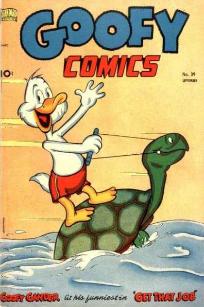 Goofy Comics 39 - Duck - Tortoise - Water - Skiing - Bill
