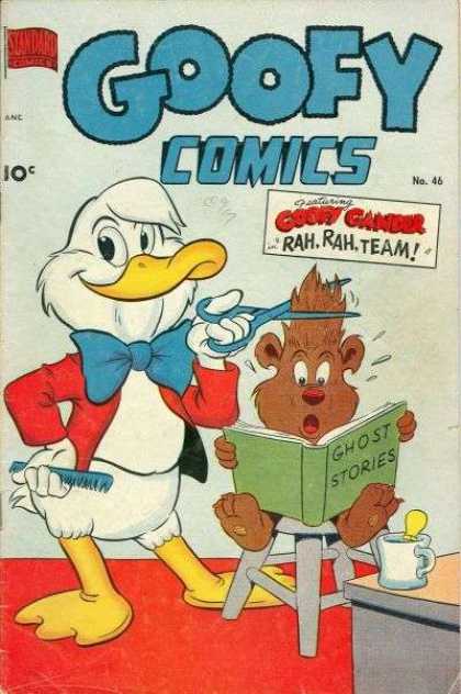 Ghost Stories - Duck - Bear - Haircut - Sundard Comics Goofy Comics 46 - Ghost Stories - Duck - Bear - Haircut - Sundard Comics