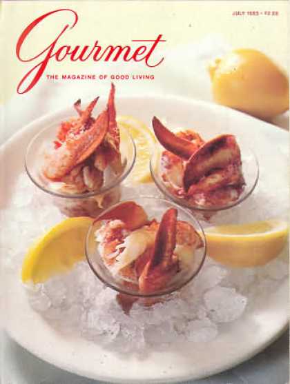 Gourmet - July 1985