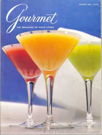 Gourmet - August 1987