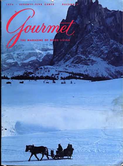 Gourmet - December 1974