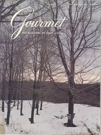 Gourmet - March 1975