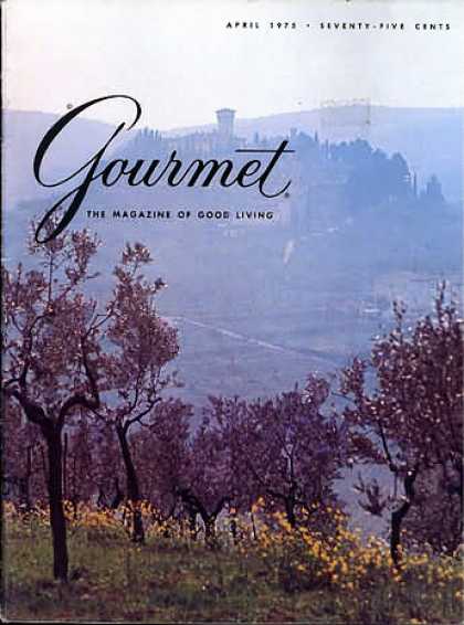 Gourmet - April 1975