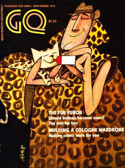 GQ - November 1970 - The Fur Furor