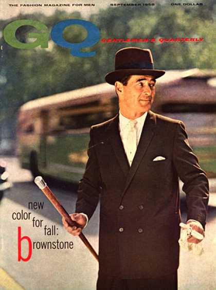 GQ - September 1958 - Brownstone