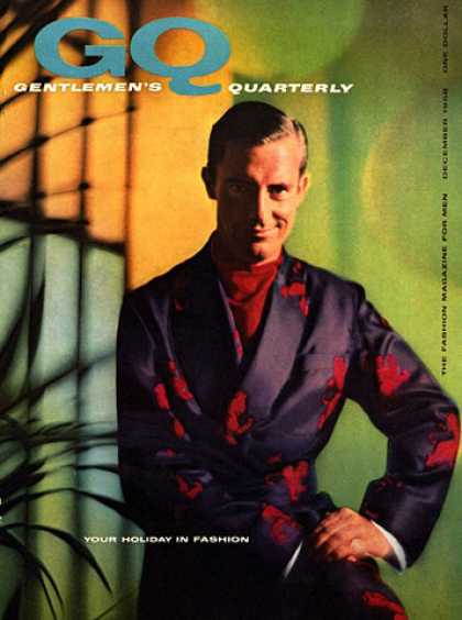 GQ - December 1958 - Your holiday in fashion