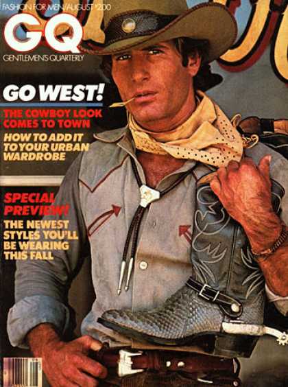 GQ - August 1979 - Go West!