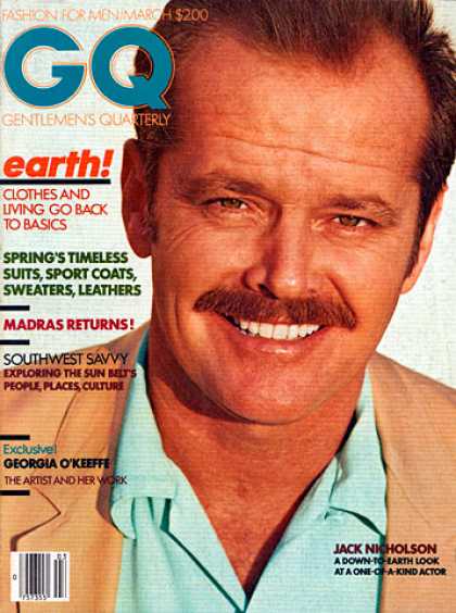 GQ - March 1981 - Jack Nicholson
