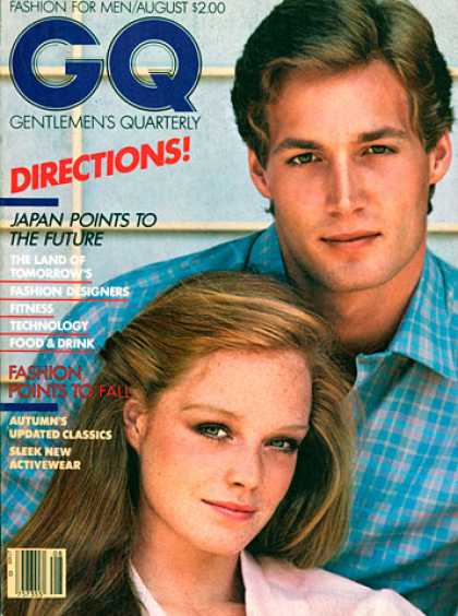 GQ - August 1981 - Fashion Points to Fall