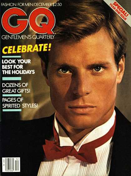 GQ - December 1981 - Celebrate