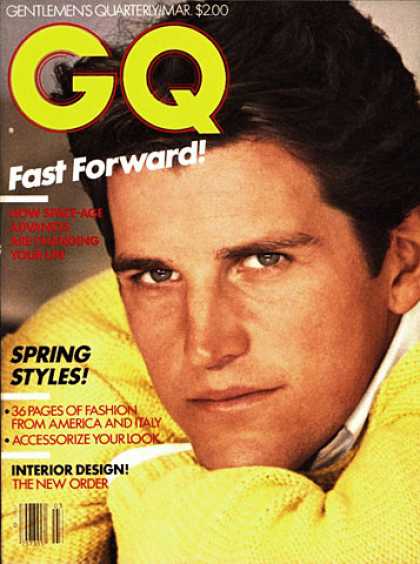GQ - March 1982 - Fast Forward