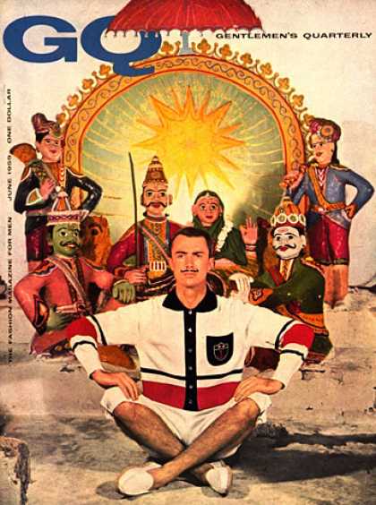 GQ - June 1959 - Sitting