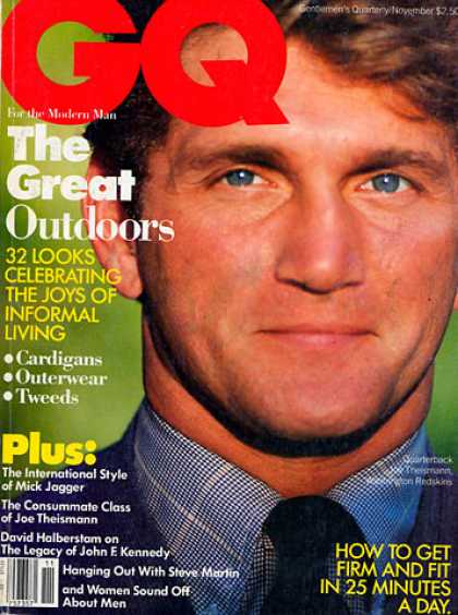 GQ - November 1983 - The Great Outdoors