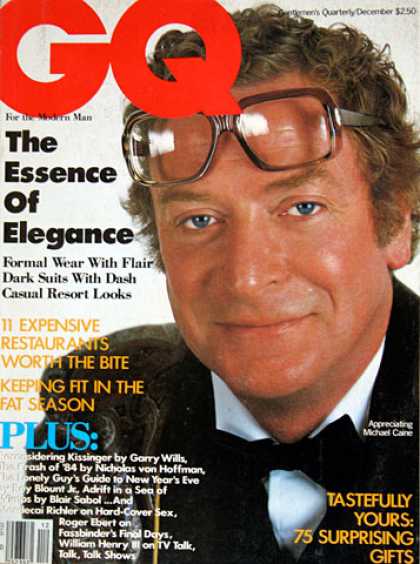 GQ - December 1983 - Michael Caine