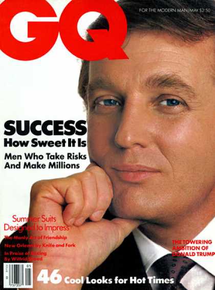 GQ - May 1984 - Donald Trump