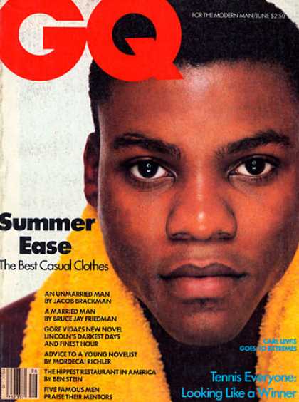 GQ - June 1984 - Carl Lewis